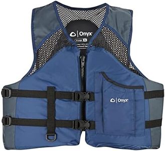 ONYX Mesh Classic Sport Life Jacket, X-Large, Navy