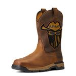 ARIAT Men's Rebar Flex Western Venttek Incognito Work Boot, Dark Earth/Golden Wheat, 9.5