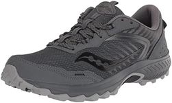 Saucony Mens Excursion Tr15 Trail Running Shoe, Shadow/Black, 9 UK
