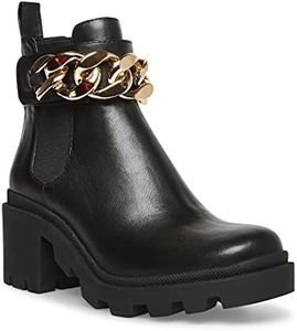 Steve Madden Damen Amulet Ankle Boot Stiefelette, Schwarze Kette, 38 EU