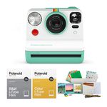 Polaroid Originals Now VF i-Type Instant Camera Mint with B&W & Color i-Type Films and Reusable Vintage Photography Accessory Bundle (4 Items)