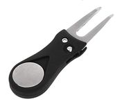 Golfoy Basics Foldable Divot Repair Tool (Black)