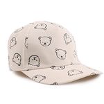 PEECABE Baby Boy Baseball Cap Bear Toddler Sun Hat Boys Cotton Hat Summer Infant Baseball Caps Kids Trucker Hats 3M-5Y (3-6T, Beige Bear)