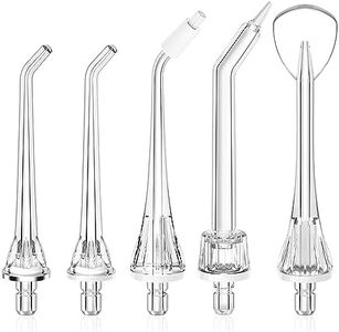 COSLUS Water Dental Flosser Replacement Heads: Only Compatible Water Dental Flosser F5020E, Oral Irrigator Refill Heads Jet Tips 5 Pieces