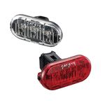 CatEye Omni 3 F/R Set TL-LD135 Cycling Lights and Reflectors - Black,36.0 X 75.0 X 21.9mm