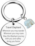 Meimimix Travel Elephant Keychain W