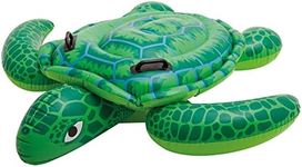 INTEX Lil' Sea Turtle Inflatable Pool Float: Animal Pool Toy For Kids – 2 Heavy-Duty Handles – 88lb Weight Capacity – 59" x 50" – For Ages 3+