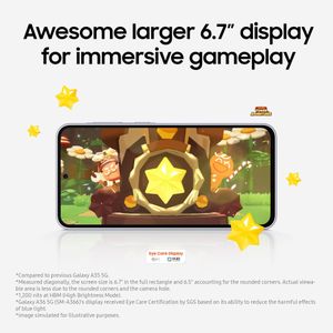 Samsung Galaxy A36 5G Smartphone, 8GB RAM 256GB Storage – Lime