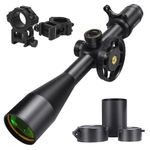 WestHunter Optics HD-N 6-24x50 FFP Scope, 30 mm Tube First Focal Plane Etched Glass Reticle 1/8 MOA Precision Shooting Scopes | Picatinny Kit B