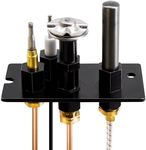 Hiorucet 10002264 Natural Gas 3 Way Pilot Assembly Kits for HHT, Majestic, Monessen, Temco, and Vermont Castings Fireplaces, SRV10002264 Pilot Assembly Replacement Parts with Thermocouple, Thermopile.