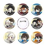 Dazai-Osamu Brooch Anime Nakahara Chuuya Cosplay Costume Button Pins Badge Pendants(8pcs), 5.8CM, no gemstone