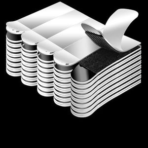 80 Pcs Picture Hanging Strips, Hanging Pictures Without Nails for Photos, Murals, Wall Decorations (40 Pairs, Black, 69 * 16 MM)