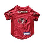 Littlearth San Francisco 49ers NFL Stretch Pet Jerseys for Big Dogs