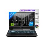 ASUS TUF F15 Gaming Laptop, Intel Core i5-11400H 11th Gen, 15.6"(39.62 cms) FHD 144Hz, RTX 3050 4GB Graphics, (8GB RAM /512GB SSD/90WHrs Battery/Windows 11/Office 2021/Black/2.3 kg) FX506HC-HN089WS