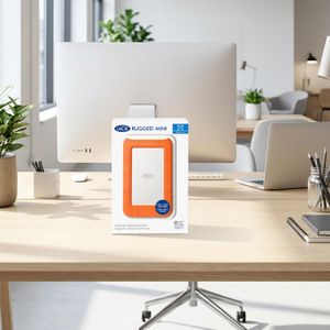 LaCie Rugged Mini 5TB Portable External Hard Drive – Shock Resistant