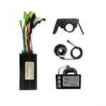 FACULX Electric Bike Motor Controller, Sine Wave Controller For Ebike, 36/48V 26A Sine Wave Controller S866 Display Throttle 8 PAS, Kit For E-bike