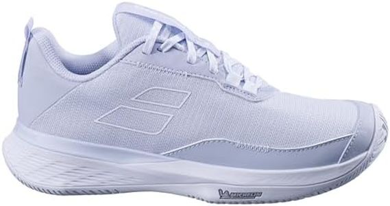 Babolat Women's SFX Evo All Court Tennis Shoes, Xenon Blue/White, 6.5