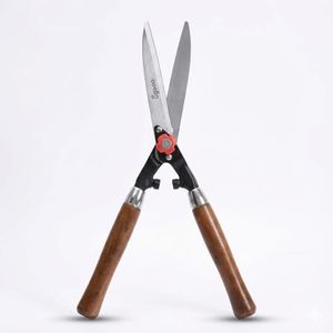 UGAOO Hedge Shears for Gardening | Garden Shears & Garden Cutting Scissors | Plant Cutting, Hedge Trimming Scissors | Heavy Duty Garden Cutter Tool with Wooden Handle, 10 Inch Blade