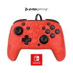 PDP Nintendo Switch Faceoff Deluxe+ Audio Wired Controller - Red Camo, 500-134-NA-CM04