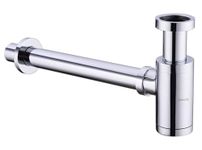 DRIZZLE Brass Bottle Trap For Wash Basin And Sink With 300 Mm. Long Pipe (Chrome)