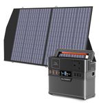 ALLPOWERS Portable Power Station 300W / 288Wh Solar Generator Camping Generator with 1x100W Foldable Solar Panel Included for Outdoors Camping Travel Fishing Emergency Power Supply Backup