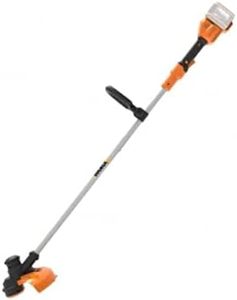 WORX Tagliabordi a Batteria 40 V (2 x 20 V) PowerShare WG183E 9 Non Include Batteria e Caricatore Manico Regolabile Testa a Doppio Filo