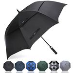 G4Free 55/63/69/72/80 Inch Golf Umbrella Windproof Double Canopy Extra Large Plus Size Automatic Open Waterproof Umbrellas