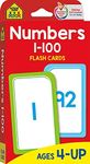 School Zone - Numbers 1-100 Flash Cards - Ages 4 and Up, Numbers 1-100, Counting, Skip Counting, and More