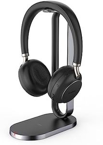 Yealink BH 76 Headset with Charging Stand UC Black USB-A Bluetooth Headset
