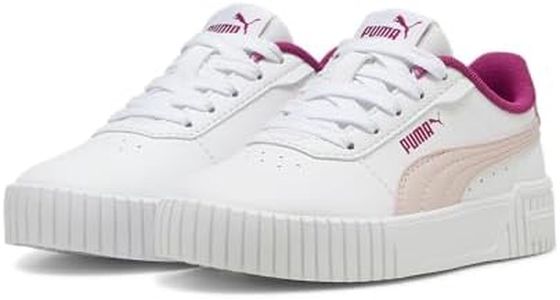 PUMA Baskets Carina 2.0 Enfant 34White Mauve Mist Magenta Gleam Pink