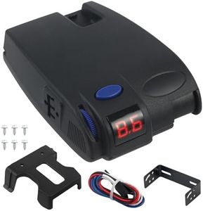 Kolasina 90160 Electronic Brake Control Proportional Trailer Brake Controller (LED Display, self-Diagnostic Function) Fit for Ford, GM, Chevy, Dodge, RAM, Toyota, Jeep