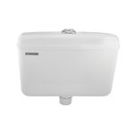 Johnson Bathrooms Polypropylene Ultima Dual Flush 8 Litre / 4 Litre Flush Tank for Western Commodes | PP Material | Top Flushing Knob | Water Saving | White Colour | 2 Years Warranty (P2828PW0021)