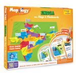 Imagimake Mapology India Map with Flash Card| Swipe & Reveal Card Game | Educational Toys for Kids 7+ Years | Kids Learning Toys | Puzzle Game for Kids 7 to 10 Years | Birthday Gift for Girls & Boys