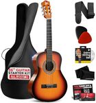 Pyle Beginner Acoustic Guitar Kit, 