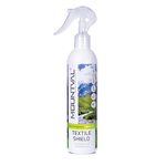 Mountval Textile Shield, spray-on waterproofer for wet weather and hiking garments, pleasant smell, works with GORE-TEX, without solvent, Transparent, 300ml - 10.15 fl. oz., Transparent and Neutral