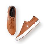 U.S. POLO ASSN. Mens Anton 2.0 Tan Sneaker - 10 UK (2FD23418K06)