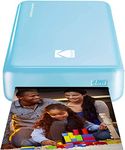 Kodak Mini 2 HD Wireless Mobile Instant Photo Printer with 4Pass Patented Printing Technology, Compatible with iOS and Android Devices - Blue