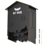 ZJRDYYK Bat House for Outdoors, Wooden Bat Shelter, Free Your Backyard from Mosquitoes, Bat Boxes for Outdoor Garden Patio Yard, Natural Mosquito Repellent