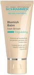 Blemish Balm Dark Brown (1.4 fl oz) - Covering Special Care for Irritated, Reddened & Impure Skin - The Original since 1967 - BB Cream - Tinted Face Moisturizer - Facial Skin Care - Dr. Schrammek