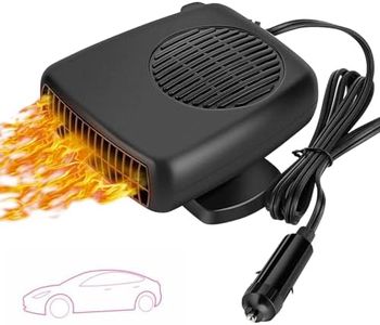 Showvigor Portable 12V150W Car Heater That Plug into Cigarette Lighter Windshield Defroster & Defogger 2 in 1 Fast Heating/Cooling Automobile Heater Demister Vehicle Heater Fan Suitable for All Car