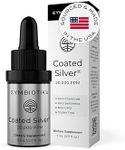 CYMBIOTIKA Colloidal Silver Liquid Supplement with Coated Silver, 20,000 PPM Mineral Concentrate, Immune Support Supplement for Adults, Easy to Use, 5 ml