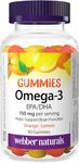 Webber Naturals Omega-3 Gummy, 90 Gummies, Helps Support Brain Health