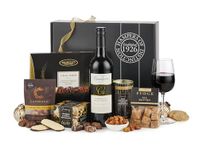 Thornton and France The Celebration Red Wine Hamper With Nibbles | Luxury Food Hamper With Alcohol & Snacks Gift | For Him Her Or Couples | 6 Delicious Items