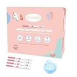 ACCUBIO Pregnancy Test Strips with Urine Cups, hCG Early Detection Home Test, Over 99% Accurate, 50 Count Individually Wrapped, Rapid Early Pregnancy Tests Kit 25mIU/mL