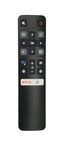 Compatible with TCL Smart TV Remote Original RC802V Model with Google Assistant, Netflix & Voice Command Compatible for 50P8 65P8 50T8 55T8 65T8 55C8 55P8S 43P8B 43P8E (P81) 43S6500FS 49S6500FS