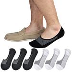 Jormatt 6 Pairs Mens Women Genuine No Show Socks Boys Sneaker Shoes Mesh Knit Low Cut Athletic Cotton Socks Non Slip,Men Shoes size 10-14