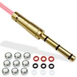 BOOLIT EYE Special Laser Boresighter End Barrel Laser Bore Sight Accurately and Easy to Fit Revolvers Pistols Rifle and Air Guns (.22LR/.223REM)