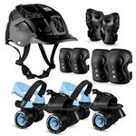 Jaspo Players Pro Senior Skates Combo (Skates+Helmet+Knee+Elbow+Wrist) Suitable for 12+ Years