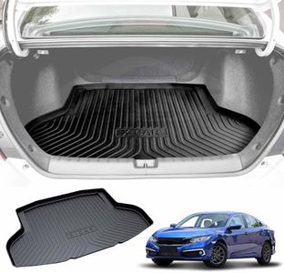 X-CAR Heavy Duty Cargo Mat Boot Liner Luggage Tray Compatible with Honda Civic Sedan 2016-2021