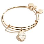 Alex and Ani Because I Love You Expandable Wire Bangle Bracelet for Women, Meaningful Charms, 2 to 3.5 in, Expandable, Metal